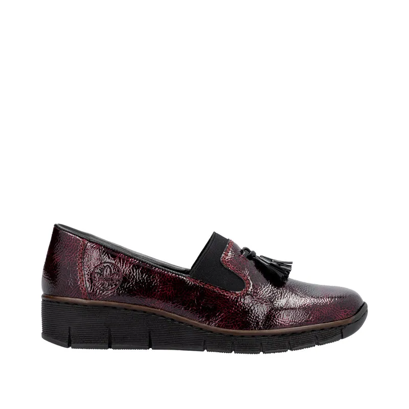 Rieker Damen-Slipper | Rot