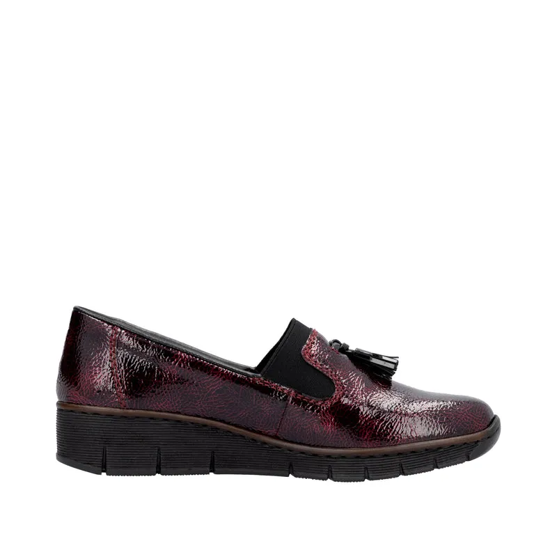 Rieker Damen-Slipper | Rot