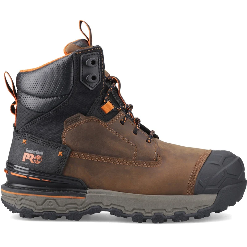 Timberland Pro Boondock Ultraleichter Sicherheitsschuh für Herren | Braun
