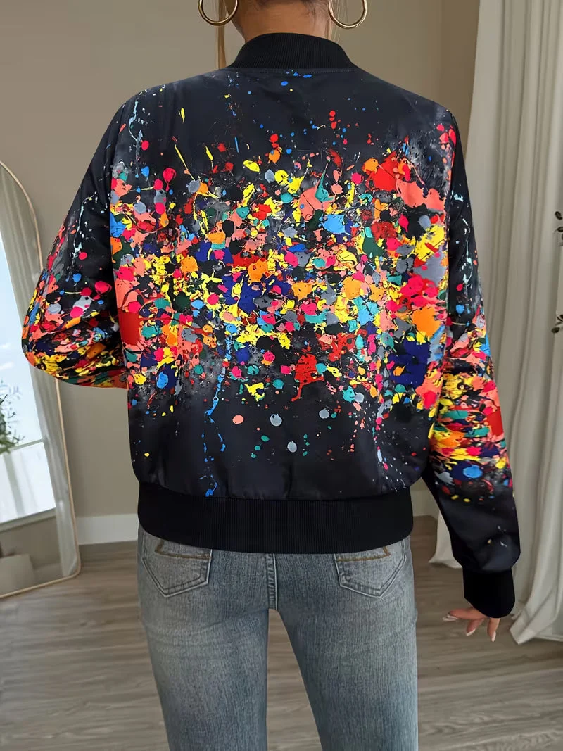 Riena – Jacke Mit Lebhaftem Tie-Dye-Drucken
