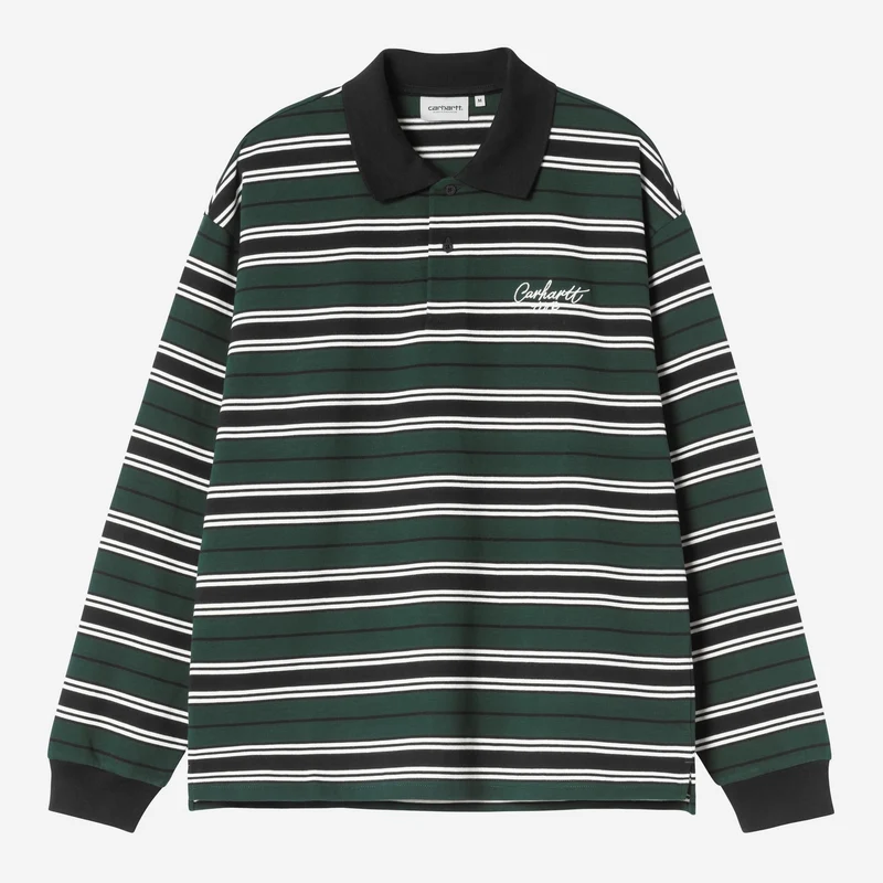 Carhartt WIP Devitt Rugby-Shirt für Herren | Dunkelbraun