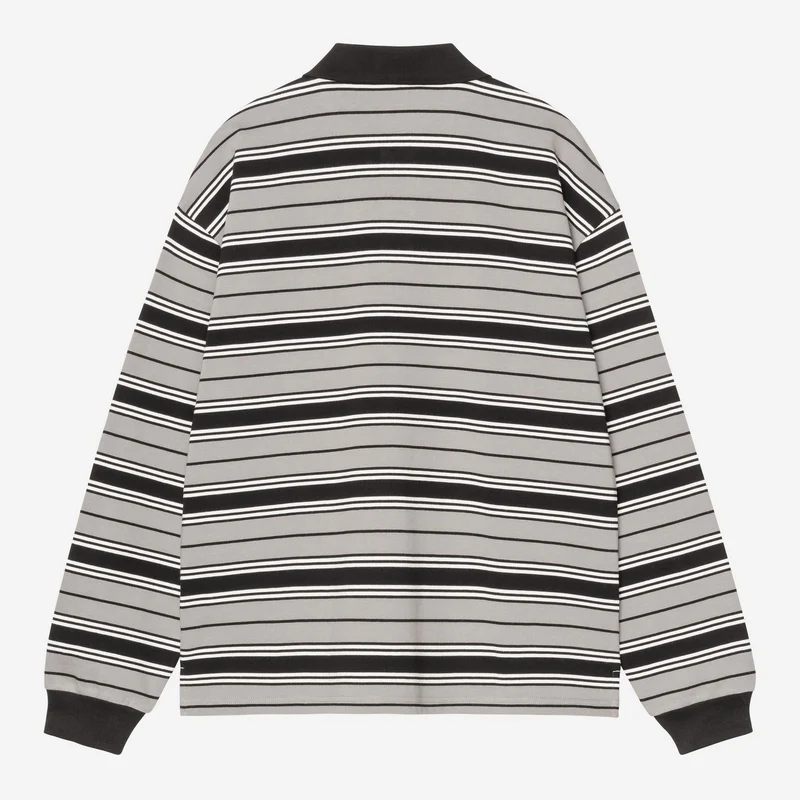 Carhartt WIP Devitt Rugby-Shirt für Herren | Schattiertes Grau