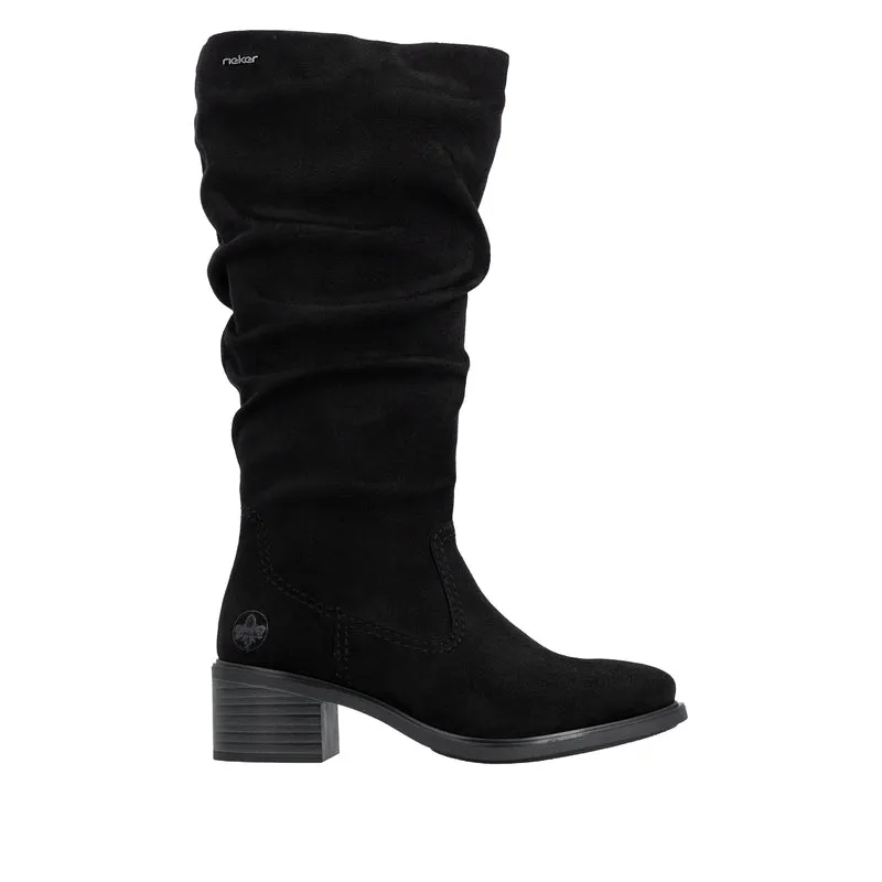 Rieker Hohe Damenstiefel | Schwarz
