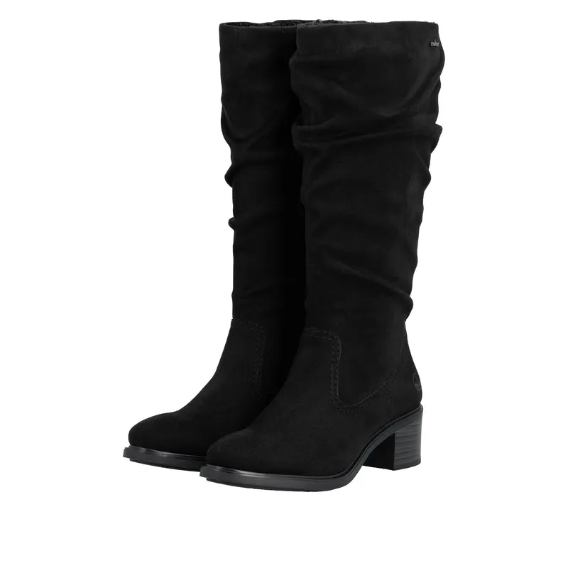 Rieker Hohe Damenstiefel | Schwarz
