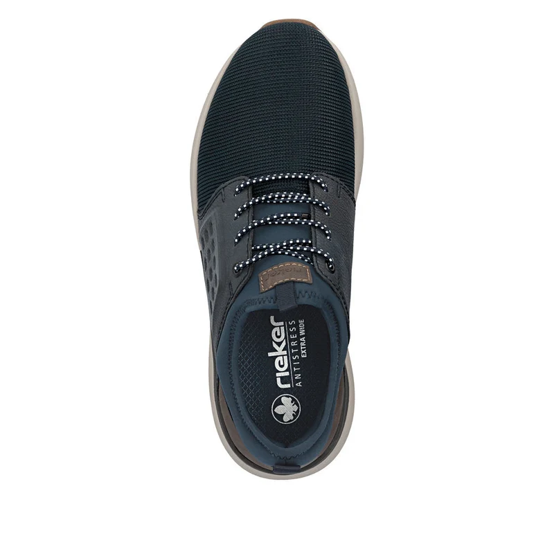 Rieker Herren-Slipper in Überweite | Blau