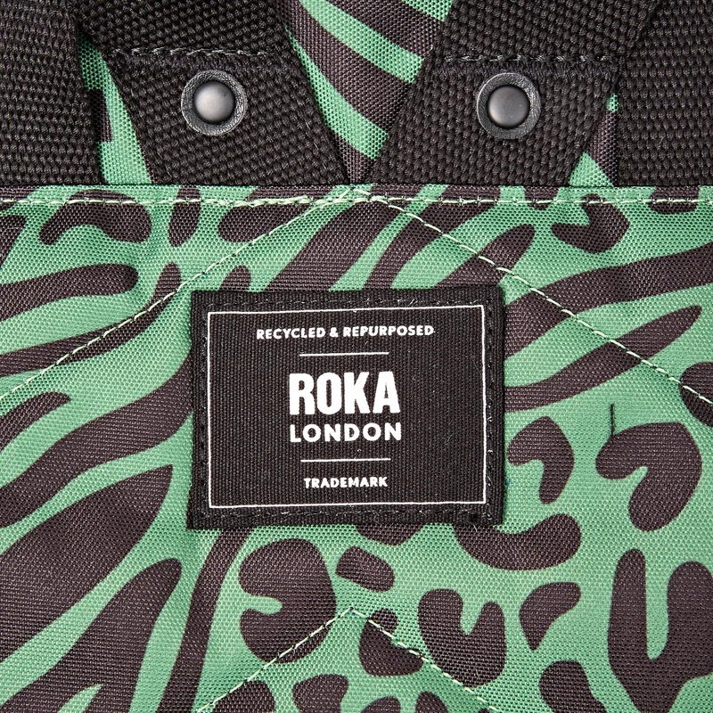 ROKA Canfield B Gemischte Tierartischocken-Mittelgroße Tasche aus recyceltem Canvas