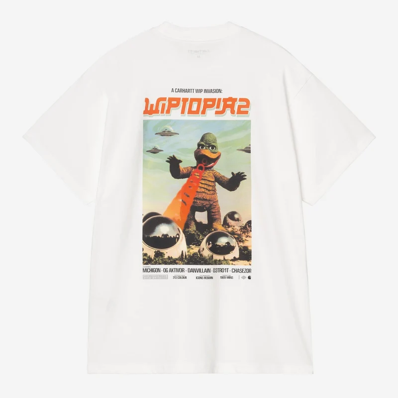 Carhartt WIP Wiptopia II Herren-T-Shirt | Weiß