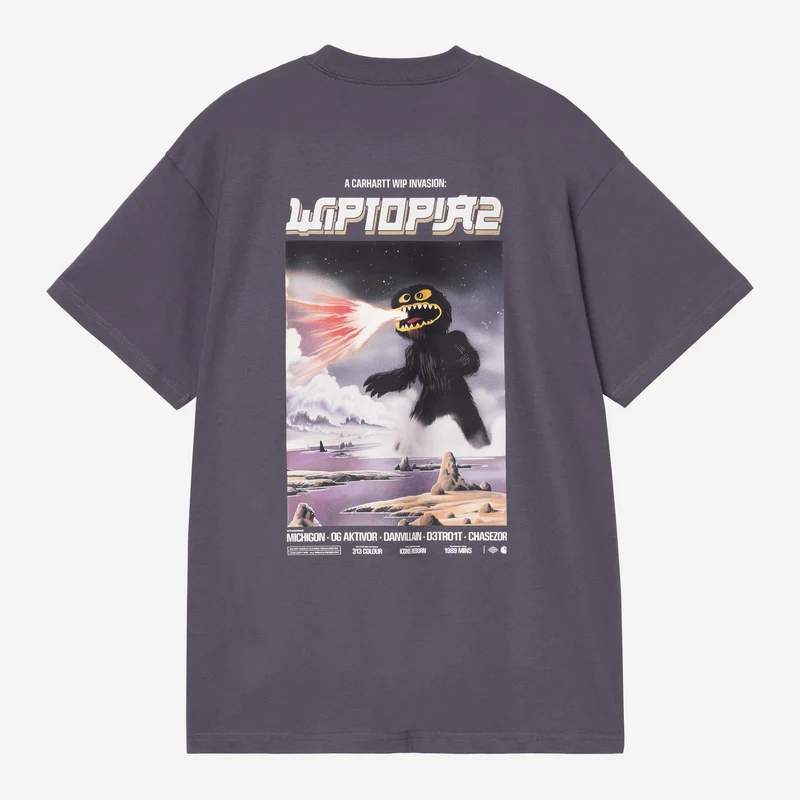 Carhartt WIP Wiptopia II Herren-T-Shirt | Schattiges Lila