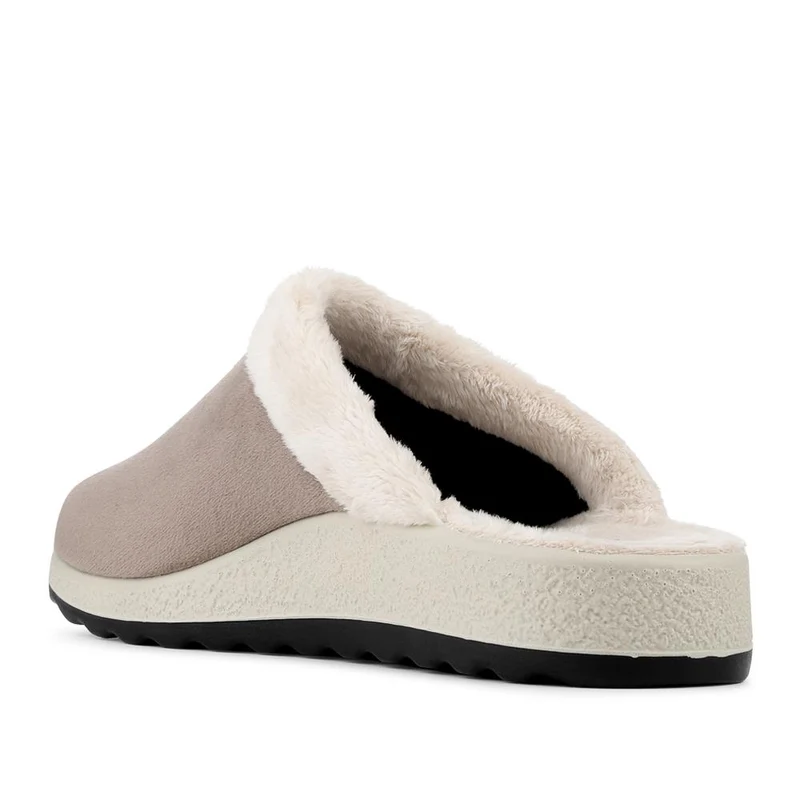 FlyFlot Wide Fit Anatomic Self Moulding Slippers - FLY42008 / 327 725 - Taupe