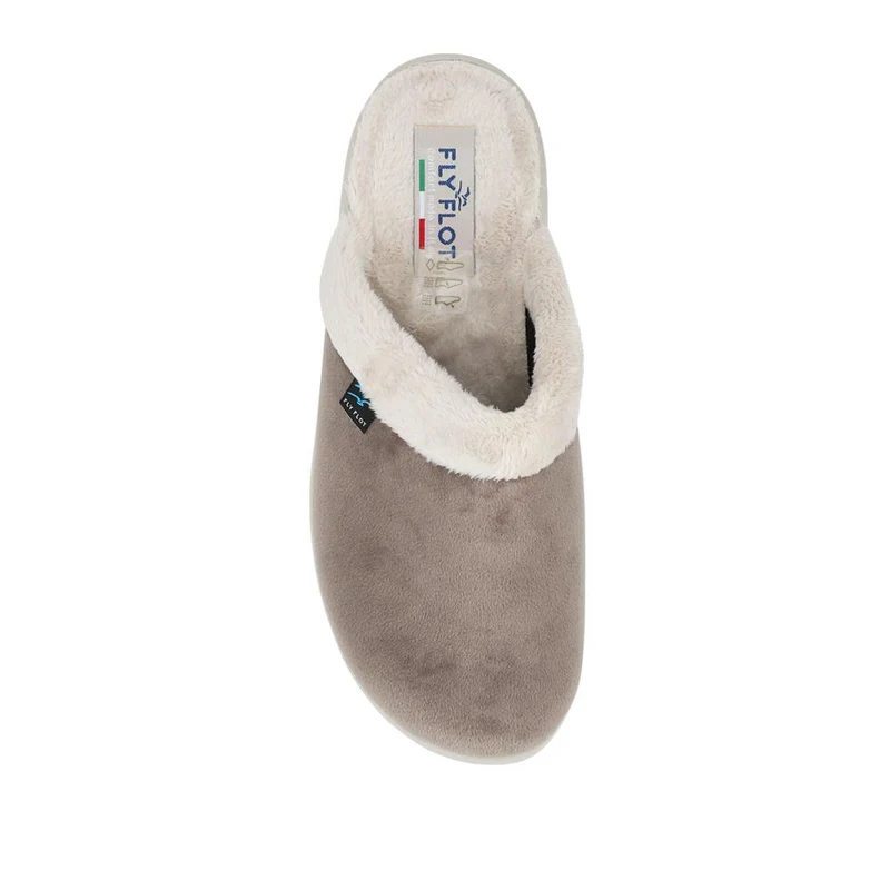 FlyFlot Wide Fit Anatomic Self Moulding Slippers - FLY42008 / 327 725 - Taupe