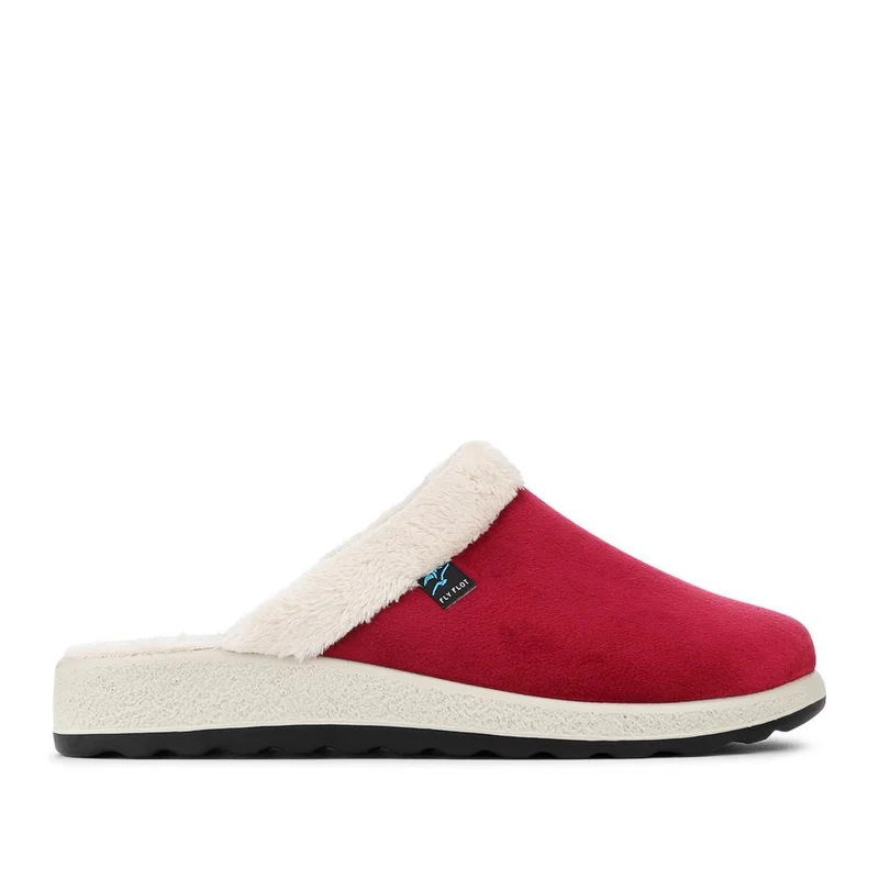 FlyFlot Wide Fit Anatomic Self Moulding Slippers - FLY42008 / 327 725 - Burgundy