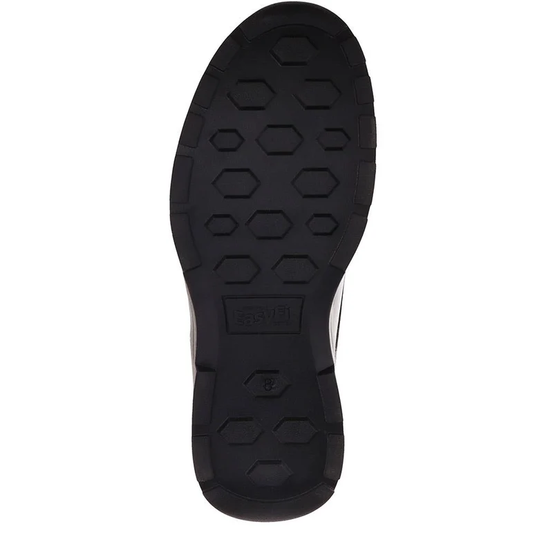 Casual Leather Lace-Up Shoes - ALEKSO / 325 811 - Navy