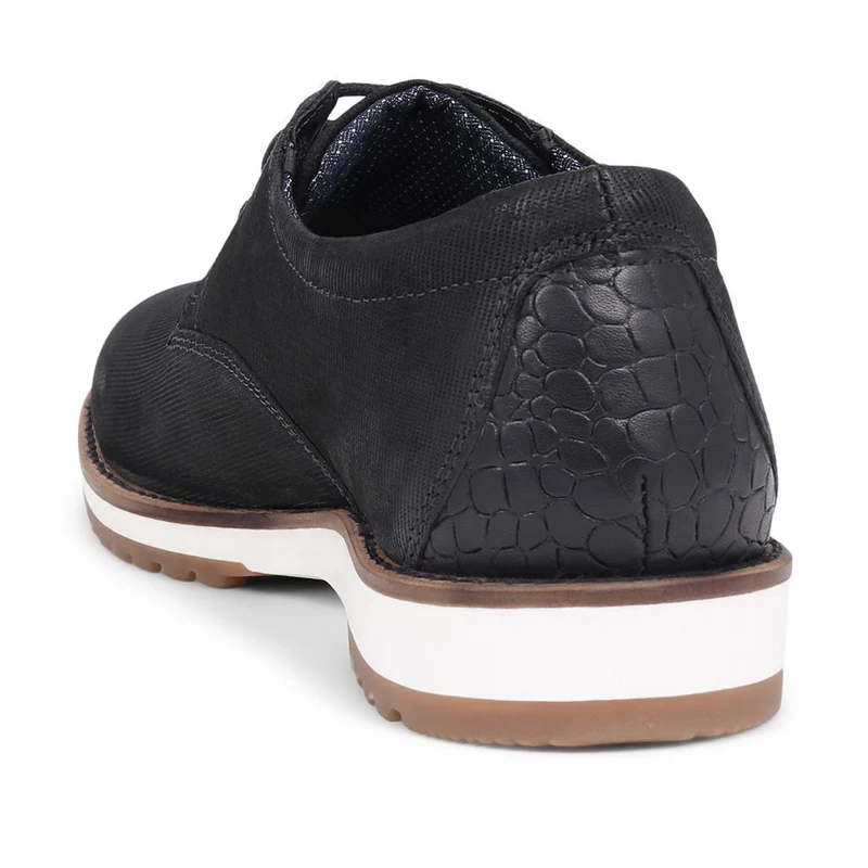 Leather Lace-Ups - RNB39021 / 324 922 - Navy