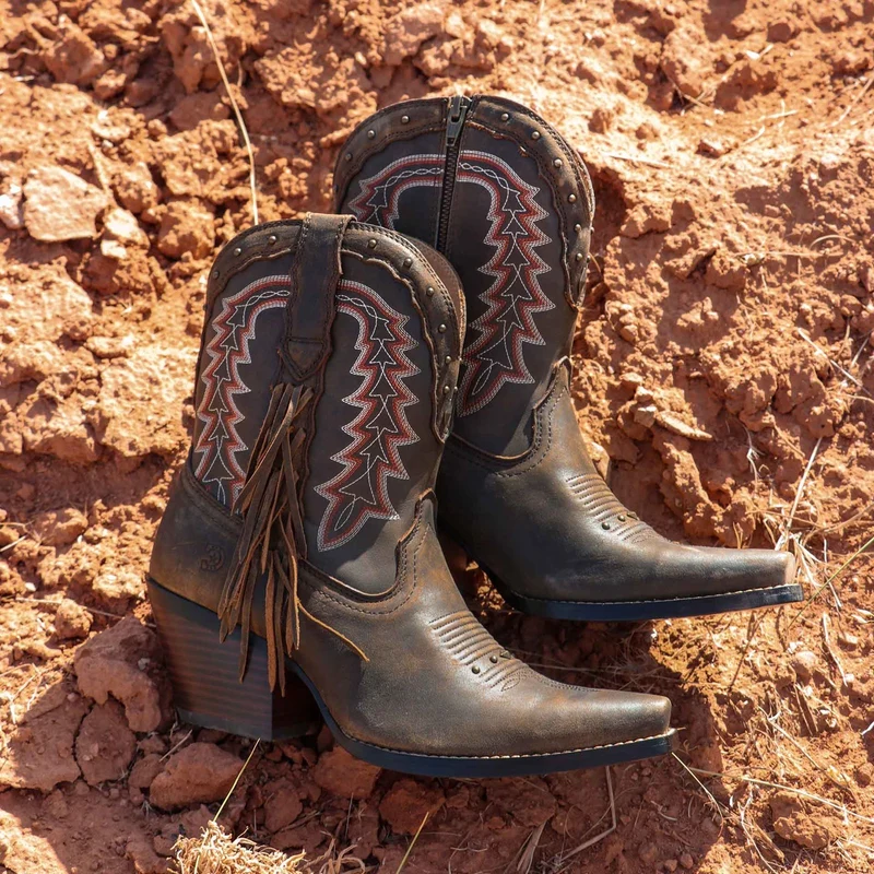 Durango Damen-Ankle-Boot Crush | Pekannuss