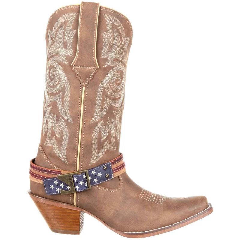 Durango Damen-Stiefel „Crush Flag“ | Braun Khaki