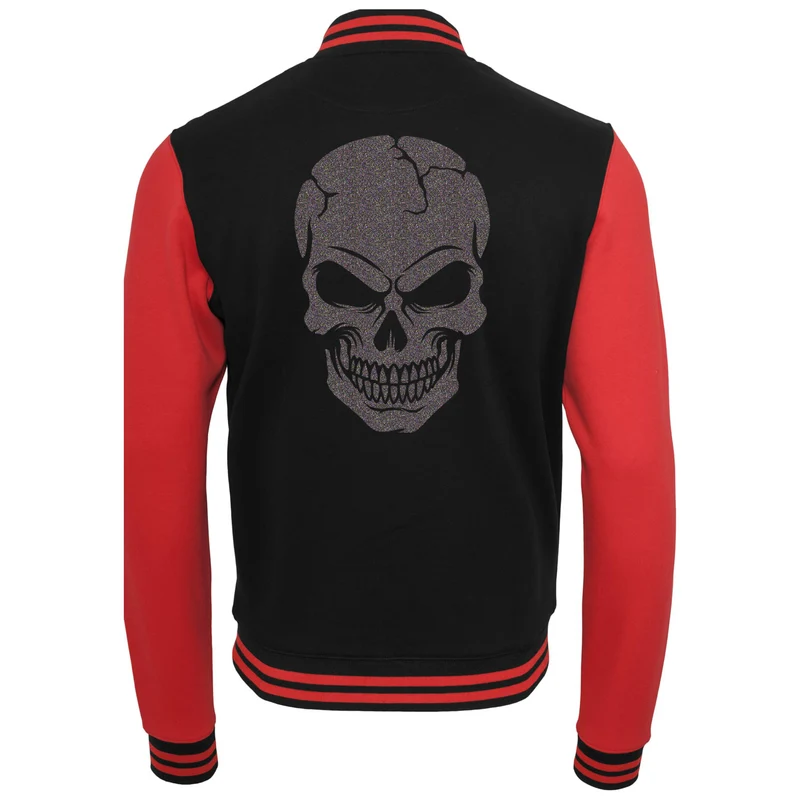 Collage Jacke - Skull Head - Multi Glitter