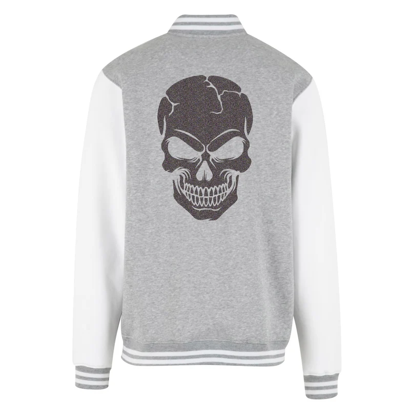 Collage Jacke - Skull Head - Multi Glitter