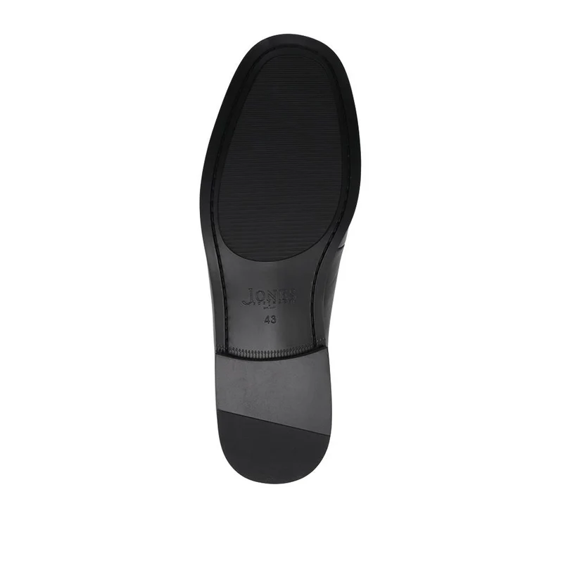 Quadir Slip On Leather Penny Loafers - QUADIR / 328 620 - Black