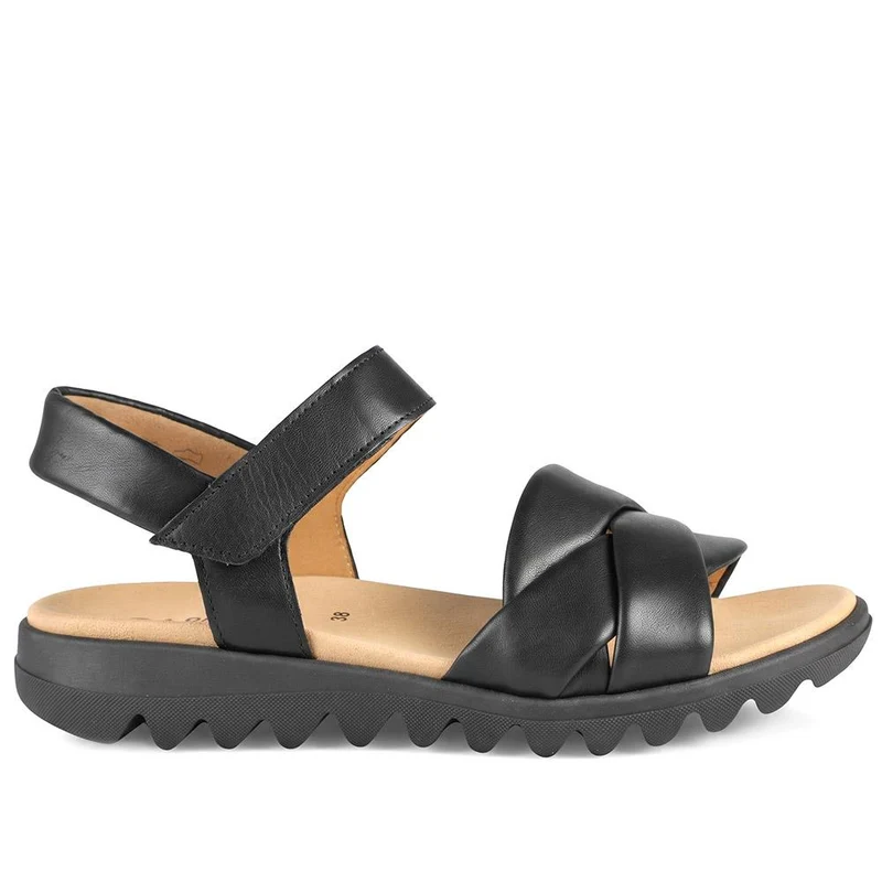 Gabor Adjustable Fasten Strappy Sandals - GABC43529 / 330 710 - Black