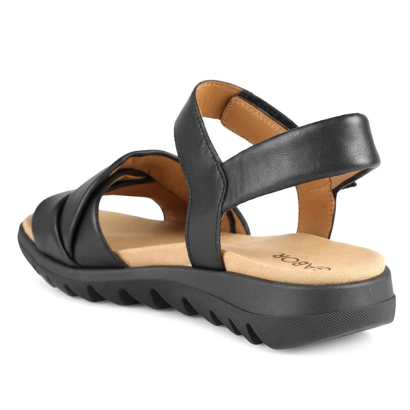 Gabor Adjustable Fasten Strappy Sandals - GABC43529 / 330 710 - Black
