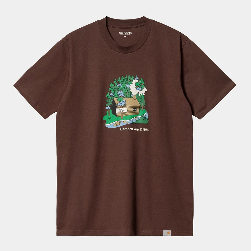 Carhartt WIP Herren-Kurzarm-T-Shirt „Cabin“ – Ale