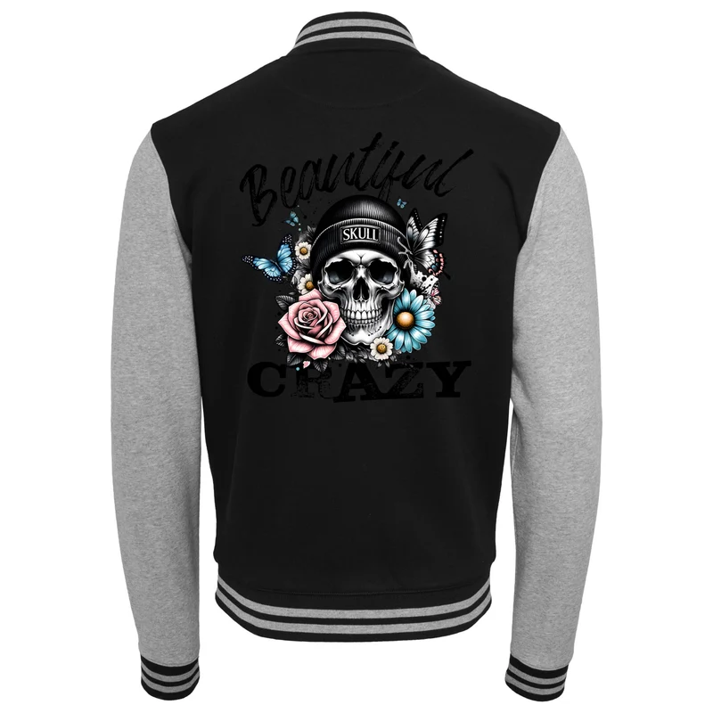 Collage Jacke - Beautiful Crazy Skull