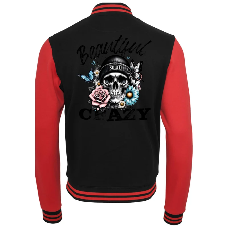 Collage Jacke - Beautiful Crazy Skull