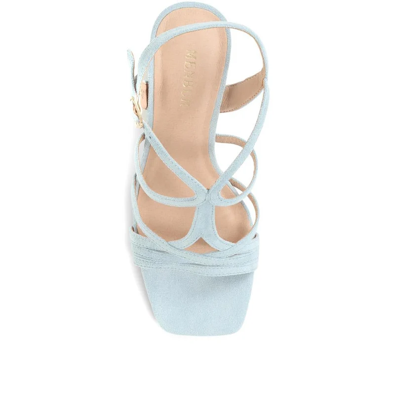 Block Heeled Party Shoes - MENBU35506 / 321 870 - Blue