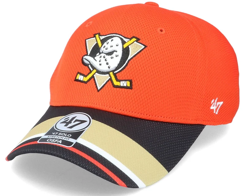 '47 Brand Unisex Anaheim Ducks Jersey Solo Stretch Cap | Orange