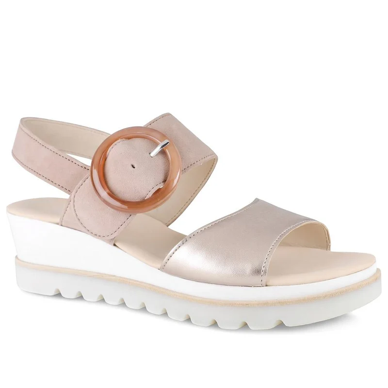 Gabor Wedge Heel Buckled Sandals - GABC43525 / 330 707
