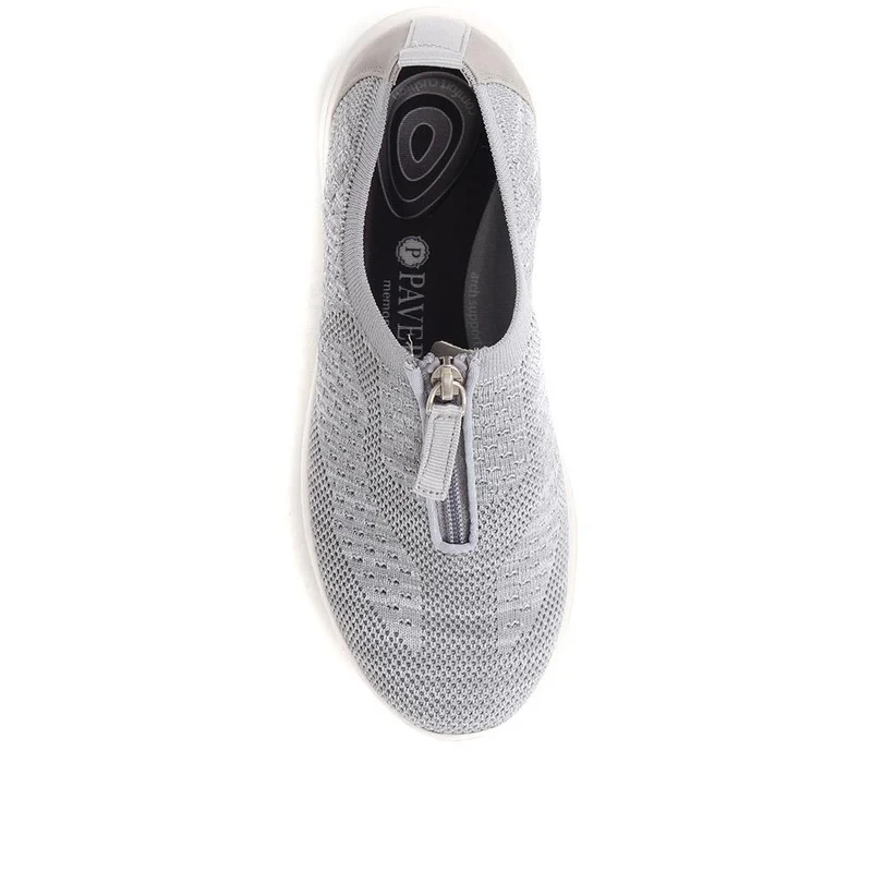 Memory Foam Trainers - BRK37043 / 323 632 - Light Grey