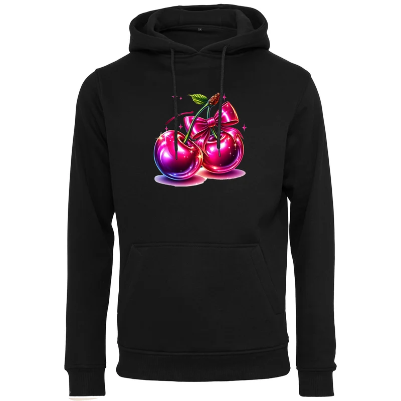 Hoodie - Pink Cherry Kirsche