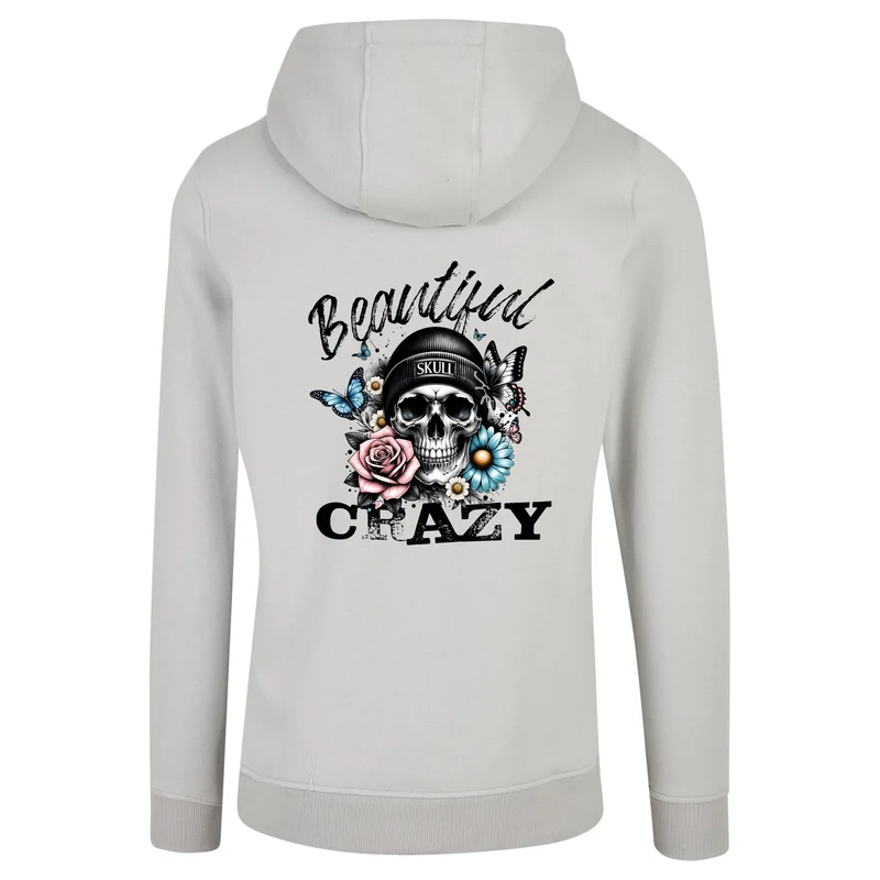 ZIP Hoodie - Beautiful Crazy Skull