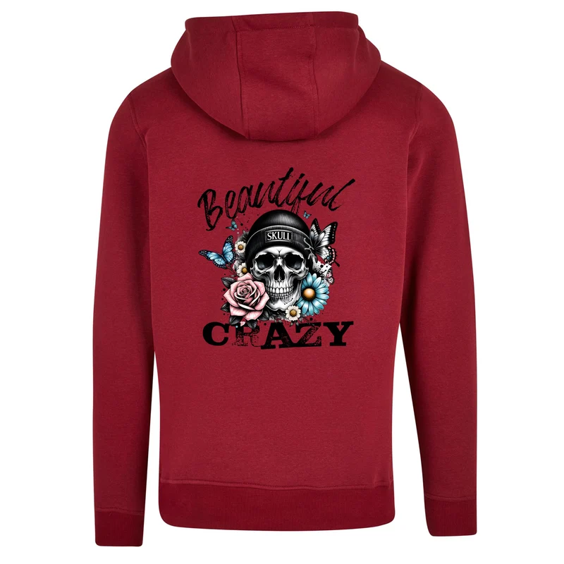 ZIP Hoodie - Beautiful Crazy Skull
