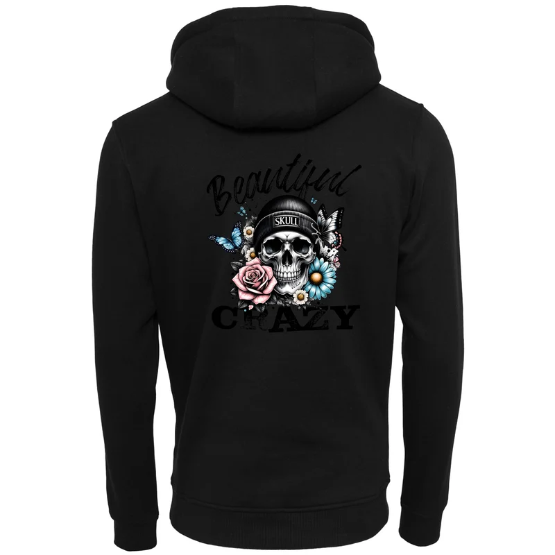 ZIP Hoodie - Beautiful Crazy Skull