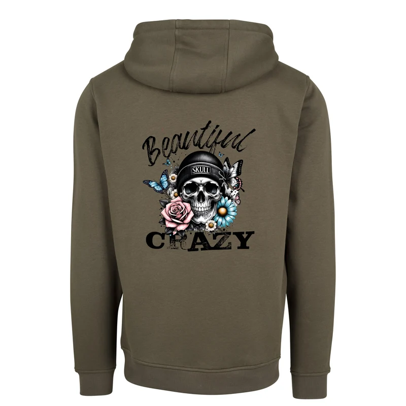 ZIP Hoodie - Beautiful Crazy Skull