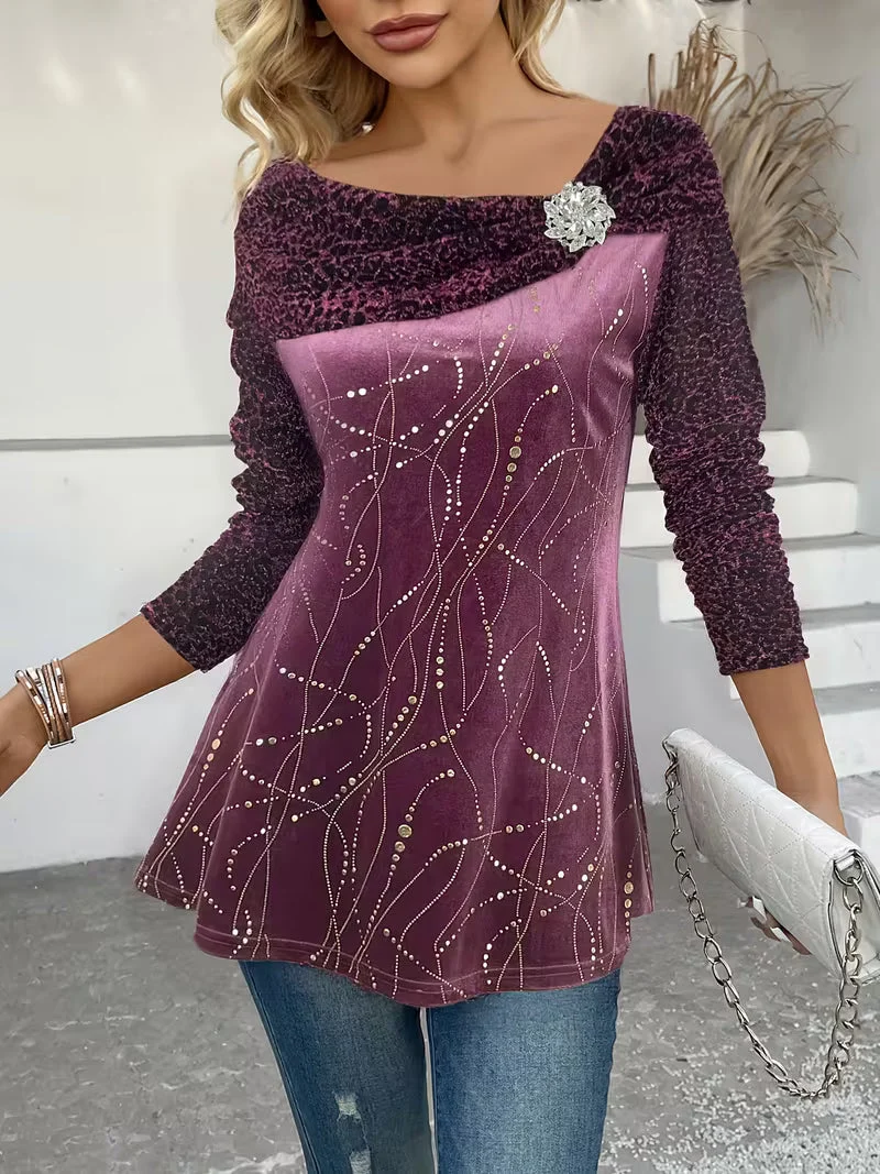 Zulikha – Elegantes Langarm-Oberteil