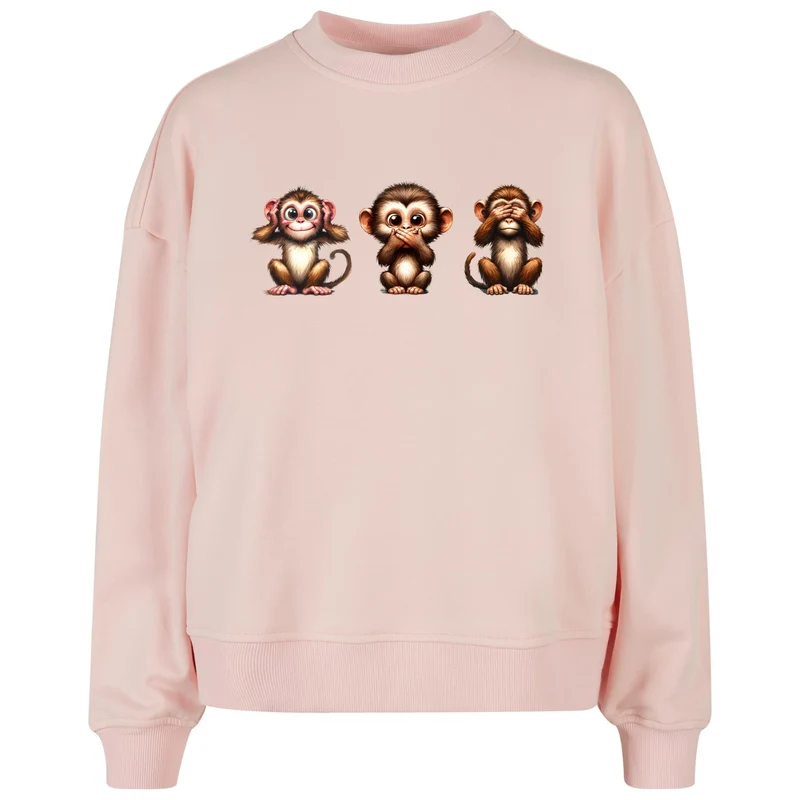 Ladies Oversized Sweatshirt - Affenbande