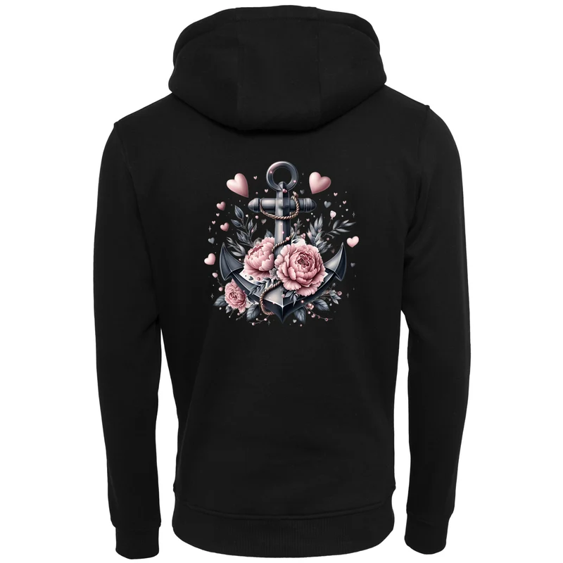 ZIP Hoodie - Anker Schwarz