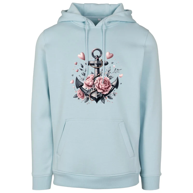 Hoodie - Anker Schwarz