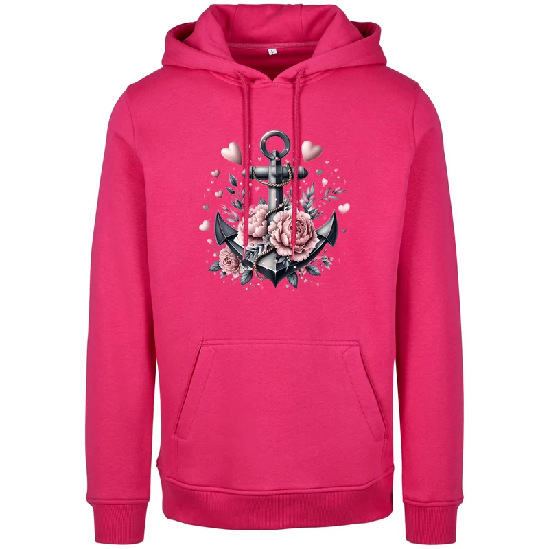 Hoodie - Anker Schwarz
