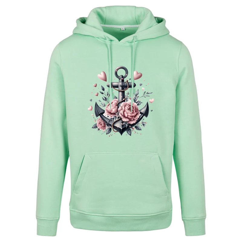 Hoodie - Anker Schwarz