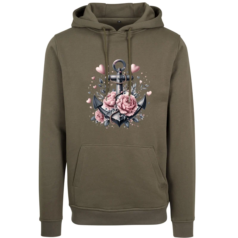 Hoodie - Anker Schwarz