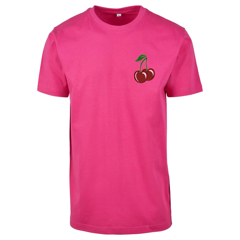 Kirsche Cherry Stick T-Shirt – Damen Shirt mit dezentem Cherry-Motiv