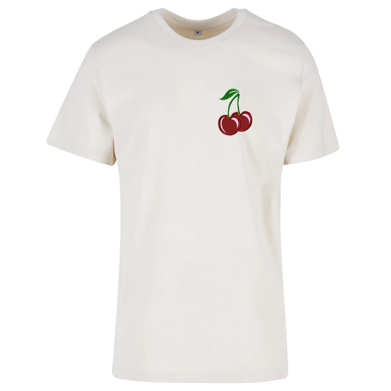 Kirsche Cherry Stick T-Shirt – Damen Shirt mit dezentem Cherry-Motiv