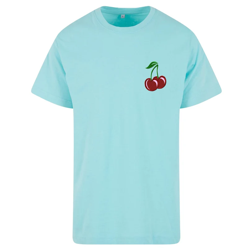 Kirsche Cherry Stick T-Shirt – Damen Shirt mit dezentem Cherry-Motiv