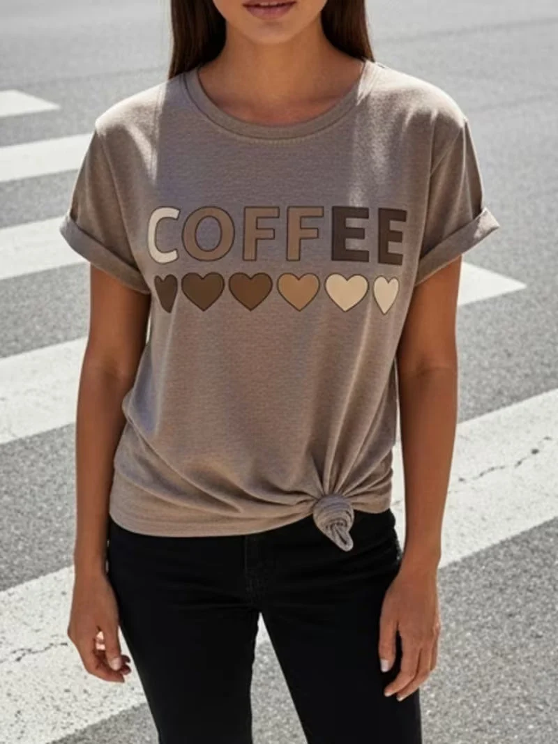 Nimina – Elegantes T-Hemd MIT Grafikprint
