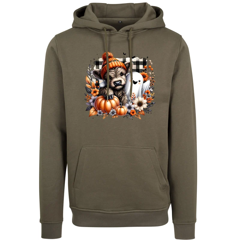 Hoodie - Fall Highland Cow