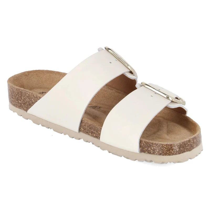 Pantoletten Beige