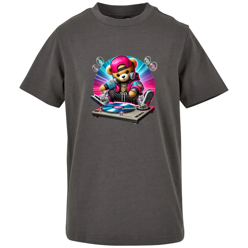Kids T-Shirt - DJ Teddy Bear